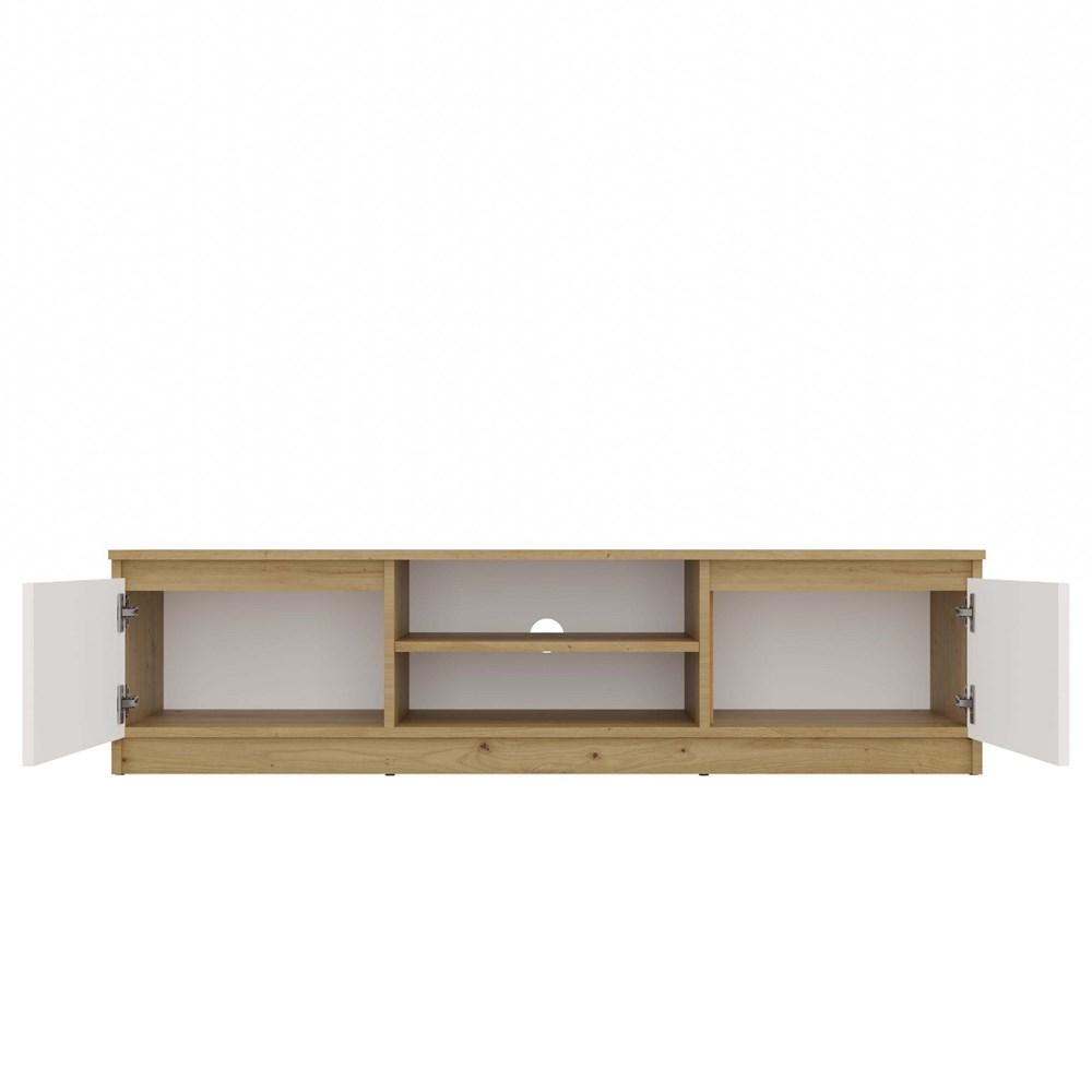 Szafka RTV Malwa 36x140x40 cm do salonu dąb artisan biel nr. 5
