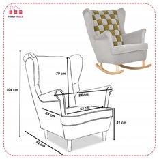 Fotel uszak bujany Carol Duo Family Meble - Miniaturka zdjęcia nr 7