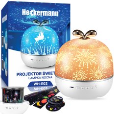 Projektor gwiazd LED Heckermann WH-E02 Jabłko - Miniaturka zdjęcia nr 14