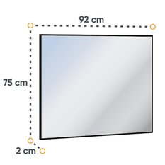 Lustro  76x2x195 cm Quant wiszące do garderoby - Miniaturka zdjęcia nr 2