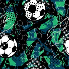 Tapeta Dla Chłopca Piłka Nożna SPORT Grunge Dekor  - Miniaturka zdjęcia nr 6