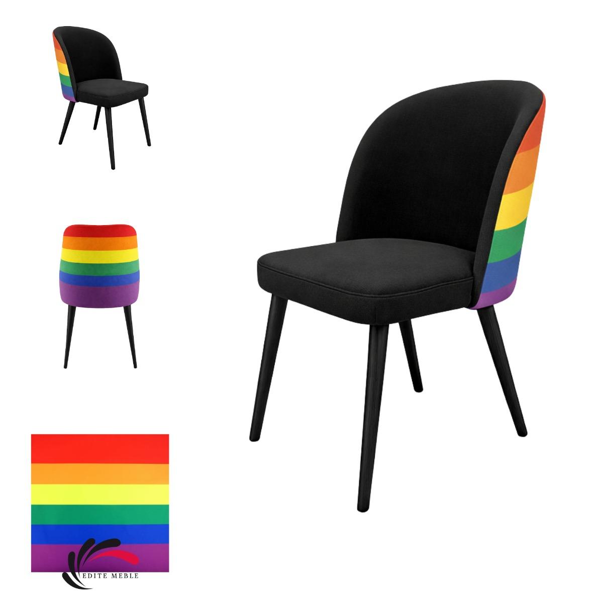 Krzesło Tapicerowane Premium Rainbow | Producent Edite Meble