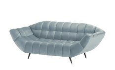 Sofa GAPPA 200x94x82 cm nowoczesna kanapa pikowana wersal błękitna do salonu - Miniaturka zdjęcia nr 2