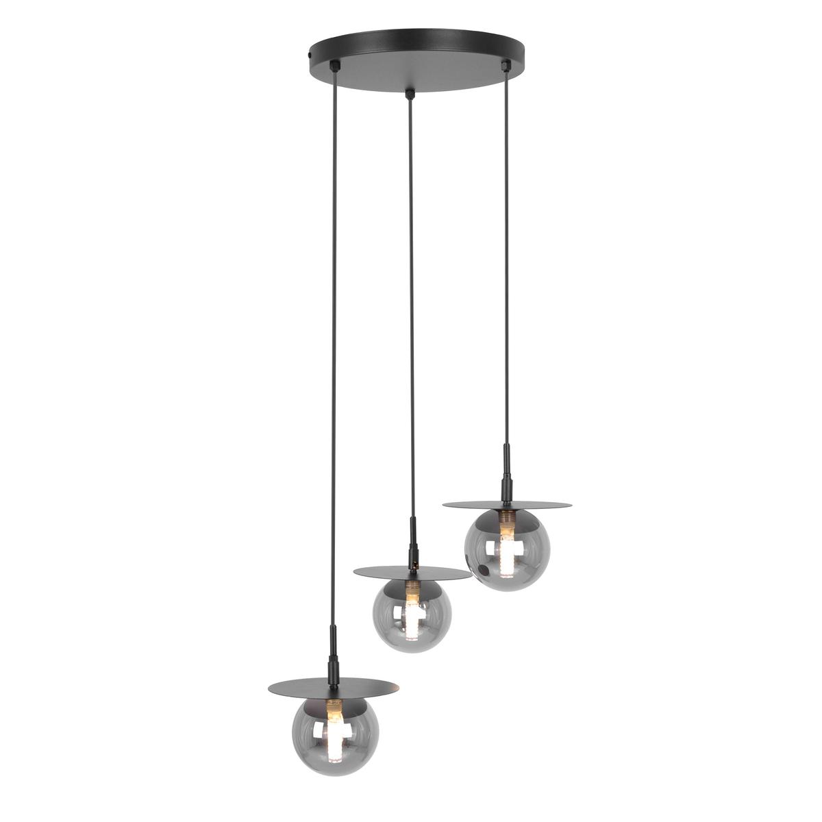 Lampa wisząca K-5385 FERMI 44x95x44 cm do salonu lub pokoju czarny/grafitowy nr. 4