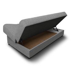 Wersalka DUO 188x85x90 cm kanapa rozkładana z funkcją spania i pojemnikiem szara - Miniaturka zdjęcia nr 5