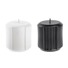 Świeca Rolls set of 2 White + Black Metallic - Miniaturka zdjęcia nr 4