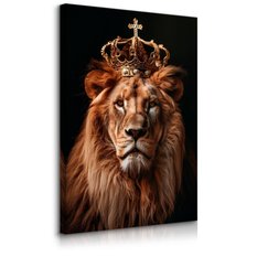Obraz Na Płótnie Lew Zwierzę Król Abstrakcja 20x30 Do Salonu - Miniaturka zdjęcia nr 1
