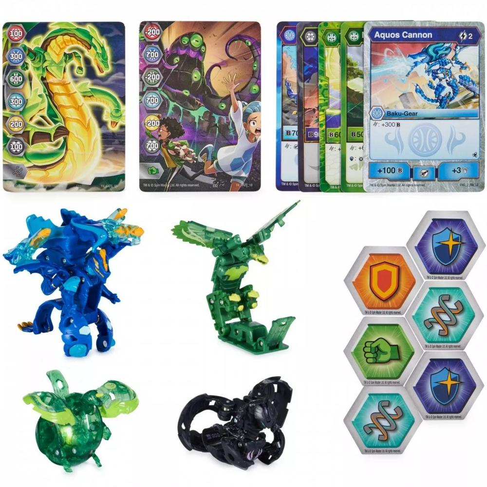 BAKUGAN LEGENDS COLLECTION PACK 4-PAK DRAGONOID TALAN PEGATRIX AUXILLATAUR nr. 2