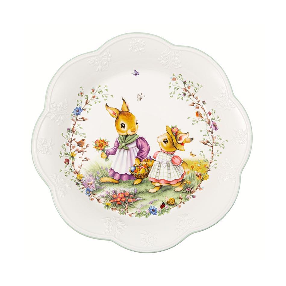 Miska 660 ml 30 cm kwiecista łąka L Spring Fantasy Villeroy & Boch biała  do jadalni nr. 1