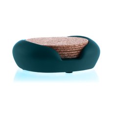 Pojemnik na podkładki Smooth Dark Turquoise Poli - Miniaturka zdjęcia nr 2