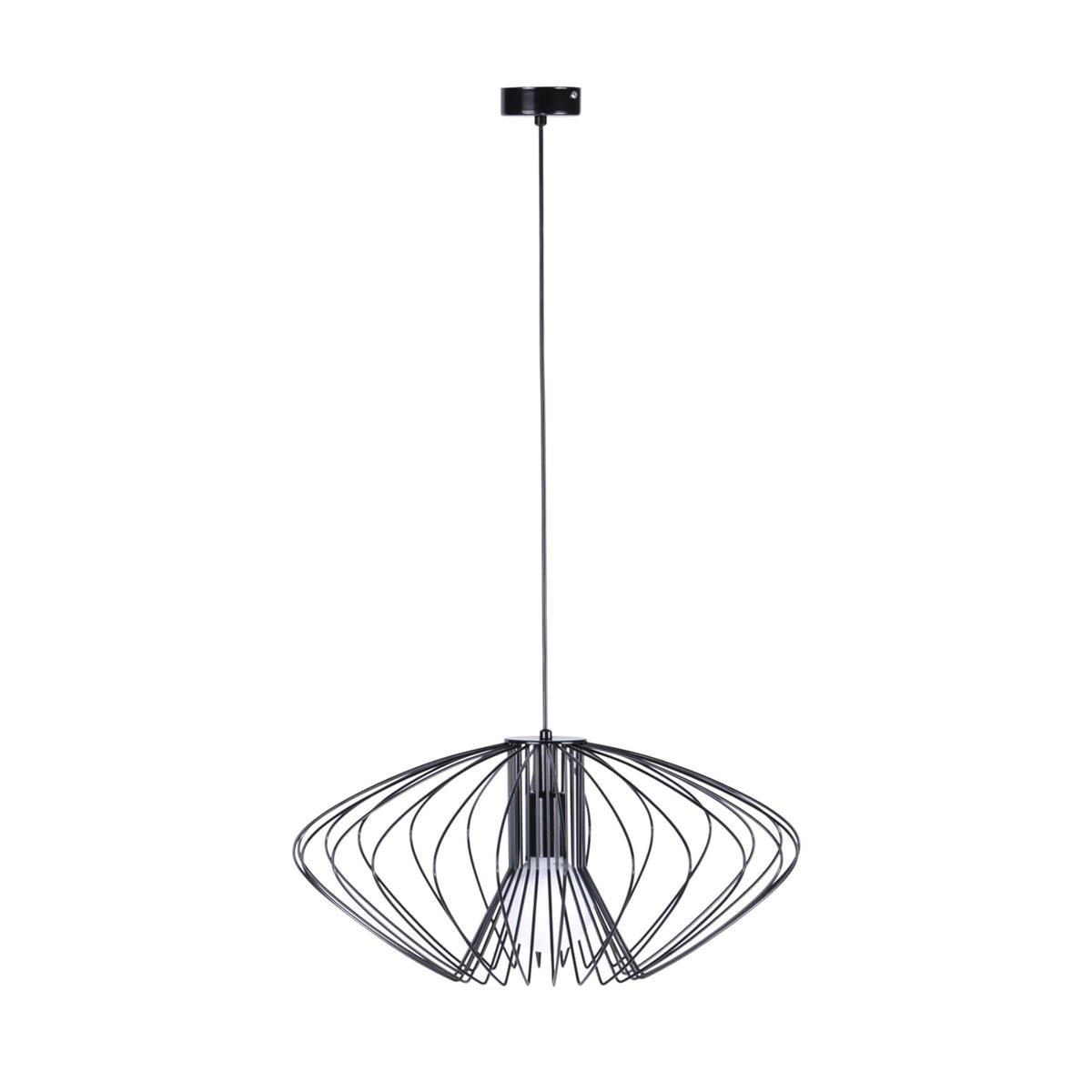 Lampa wisząca K-3407 TIZI II 52x90x25 cm do salonu lub pokoju czarny