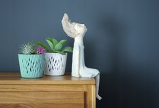 Doniczka okrągła Sandy Round DSR220 z wkładem - Miniaturka zdjęcia nr 3