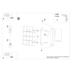 Kinkiet UTTI biały 15x10x6cm nowoczesny GU10 do salonu - Miniaturka zdjęcia nr 5