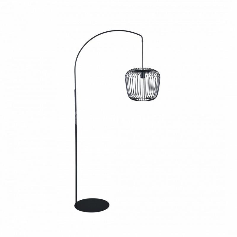 Lampa podłogowa K-4180 FINEUS 90x178x36 cm do salonu lub pokoju czarny nr. 1