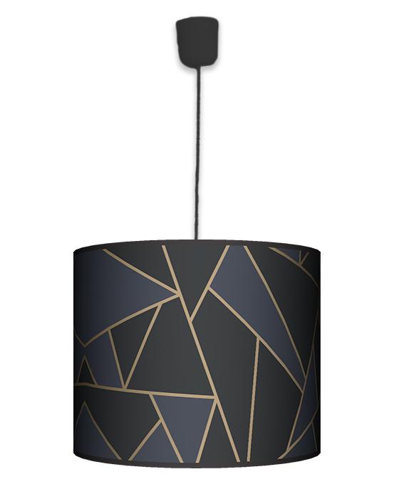 Lampa wisząca duża - Mozaika Black