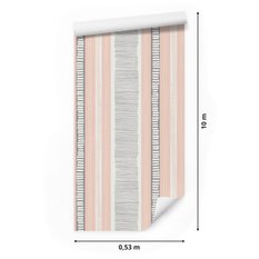 Tapeta Na Korytarz Malowane PASKI Linie Abstrakcja 53x1000  - Miniaturka zdjęcia nr 2