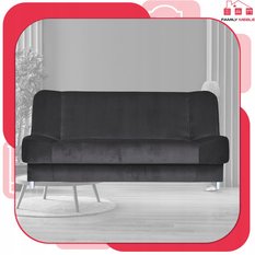 Wersalka SARA 200x95 cm ciemnoszara rozkładana kanapa z pojemnikiem sofa do salonu Royal - Miniaturka zdjęcia nr 2