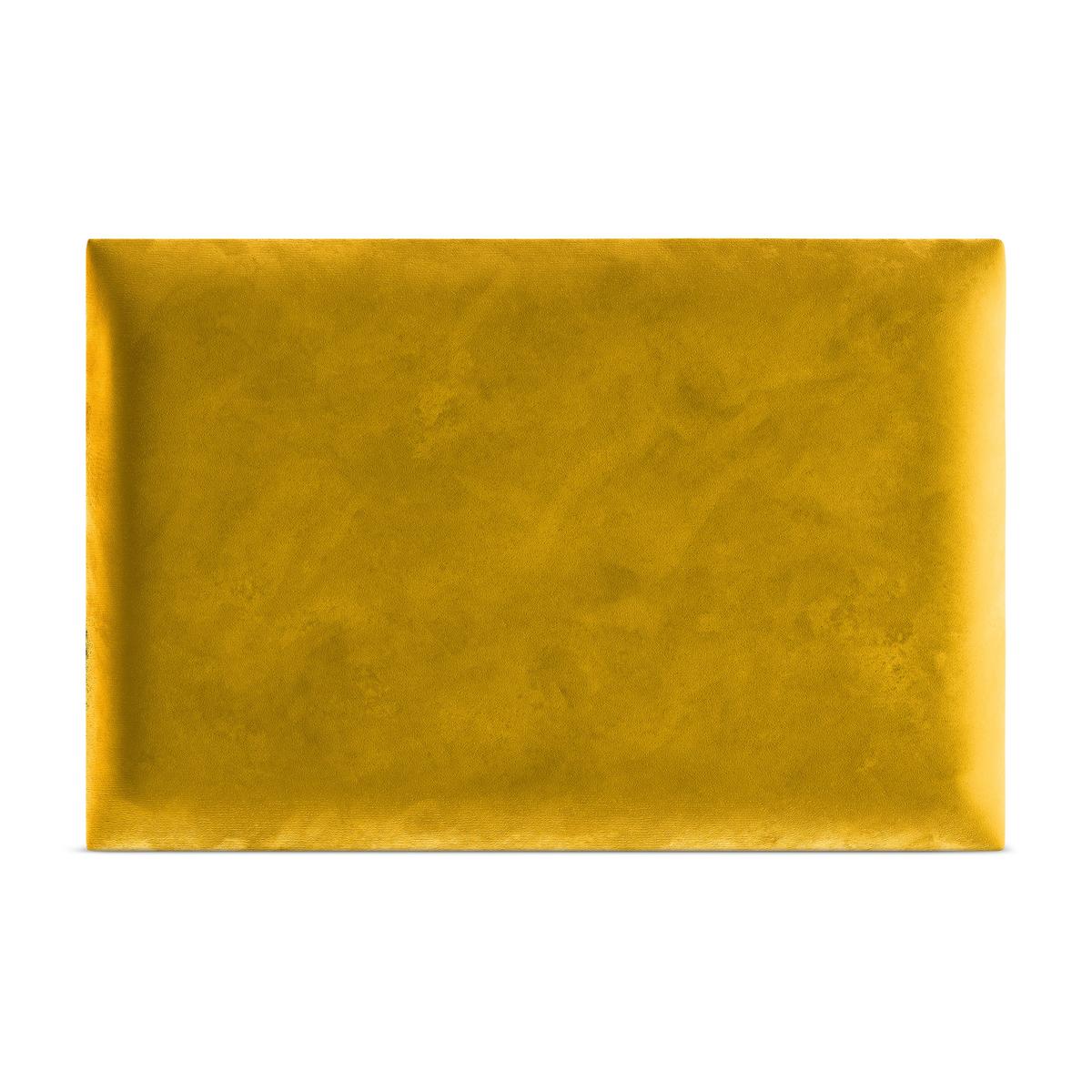Panele tapicerowane 40x30 cm na ścianę magic velvet żółty nr. 2