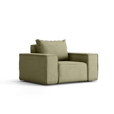 Sofa jednoosobowa SONNE 115x73x88 cm wodoodporna UV do ogrodu + poduszka oliwkowa
