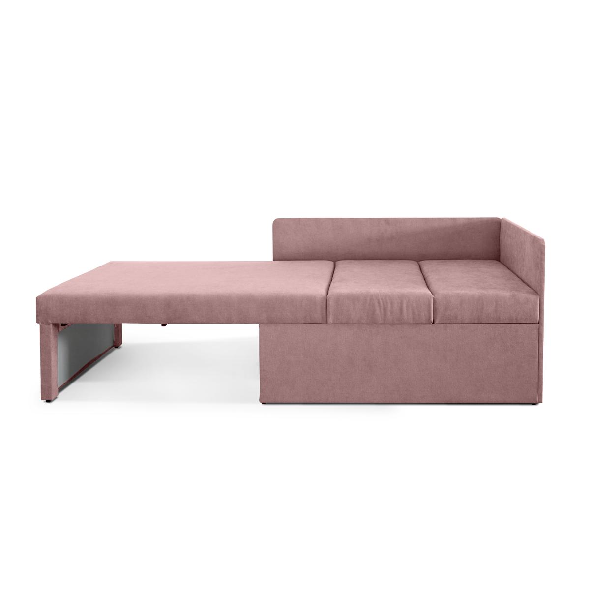 Łóżko młodzieżowe Viluś 108x81x78 cm sofa narożnik jednoosobowy do pokoju z funkcją spania i przechowywania różowy nr. 13