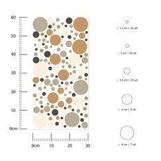 Naklejki Dla Dzieci Delikatne GROSZKI Kropki Styl Boho Dekor Łatwy w Czyszczeniu 60x30  - Miniaturka zdjęcia nr 2