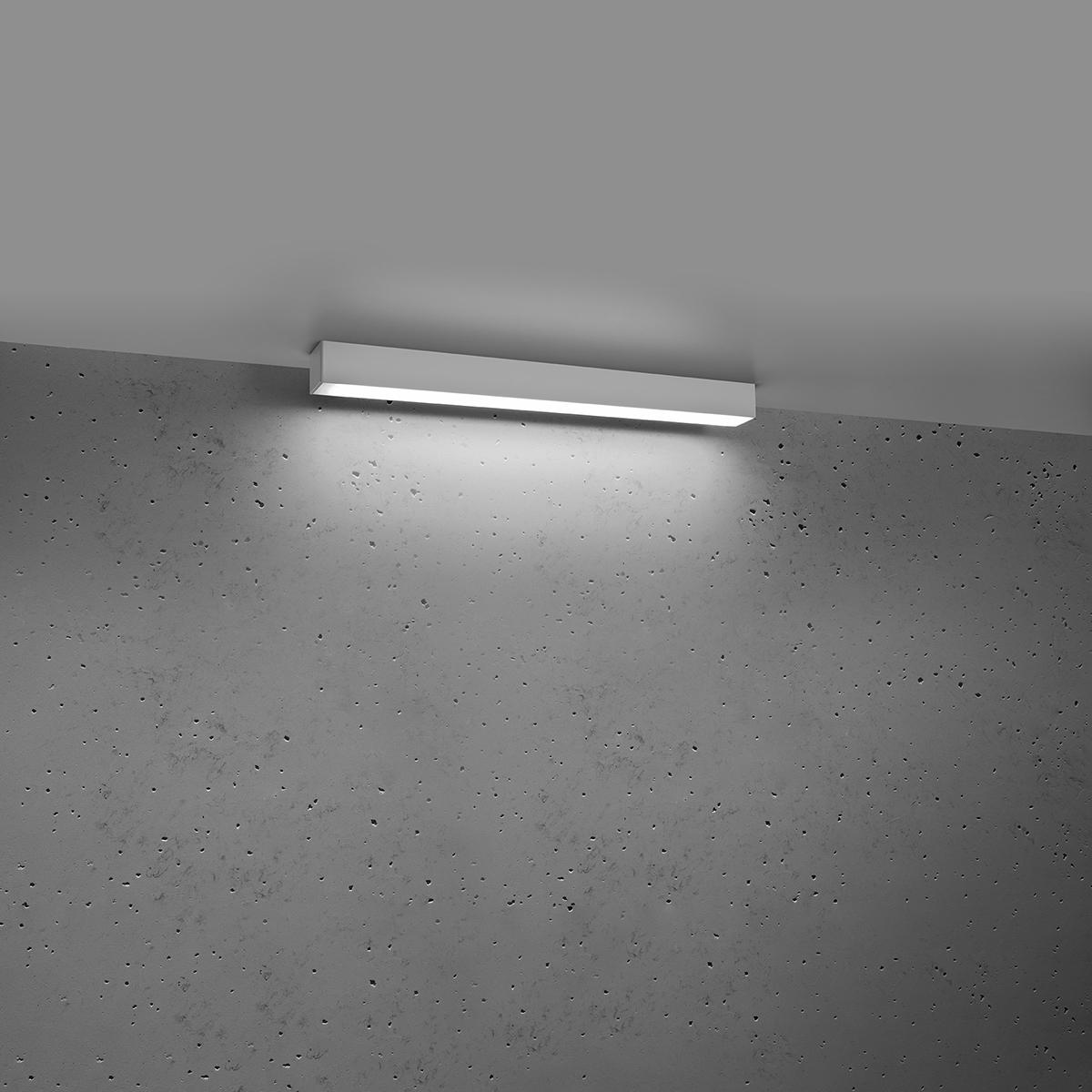 Plafon PINNE 67 biały 4000K 6x6x67cm nowoczesna lampa LED do salonu nr. 3