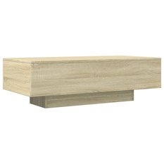 Stolik kawowy 100x49,5x40 cm dąb sonoma do salonu - Miniaturka zdjęcia nr 4