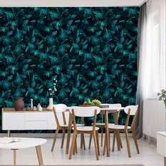 Tapeta, Liście Bananowca, Dżungla, Dekoracja w stylu 3D - Miniaturka zdjęcia nr 5