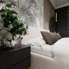 Łóżko tapicerowane do sypialni 180x200x88 cm podwójne z pojemnikiem basic kremowe - Miniaturka zdjęcia nr 5