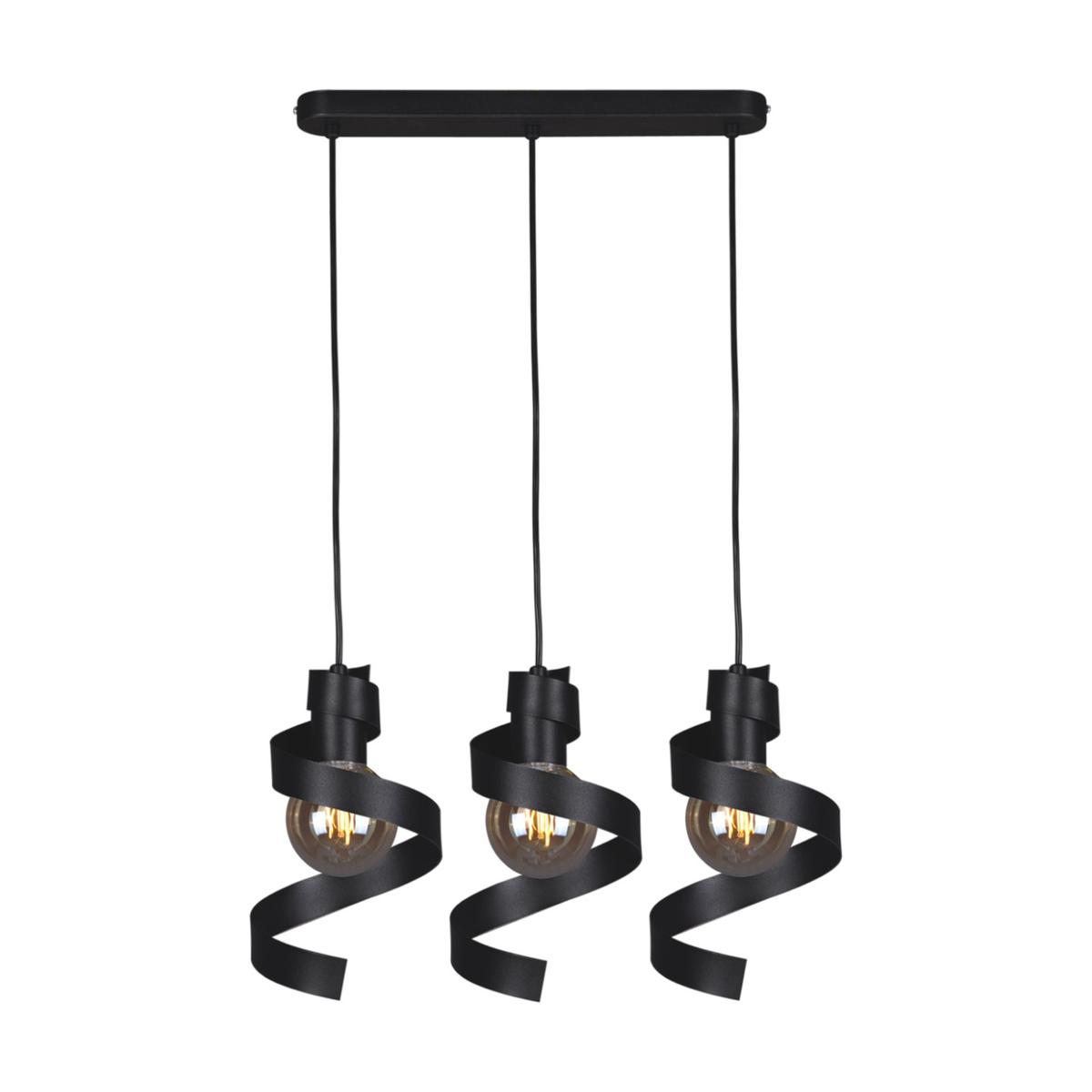 Lampa wisząca K-4541 POLETANO 48x95x40 cm do salonu lub jadalni czarny