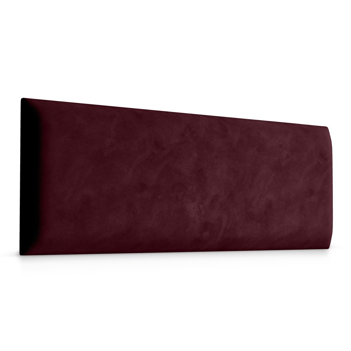 Panele tapicerowane 60x20 cm na ścianę prostokąt bordowy