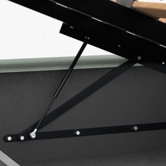 Łóżko Pojedyncze 90x200cm łóżko tapicerowane z pojemnikiem miętowe do sypialni wezgłowie 100 cm - Miniaturka zdjęcia nr 11