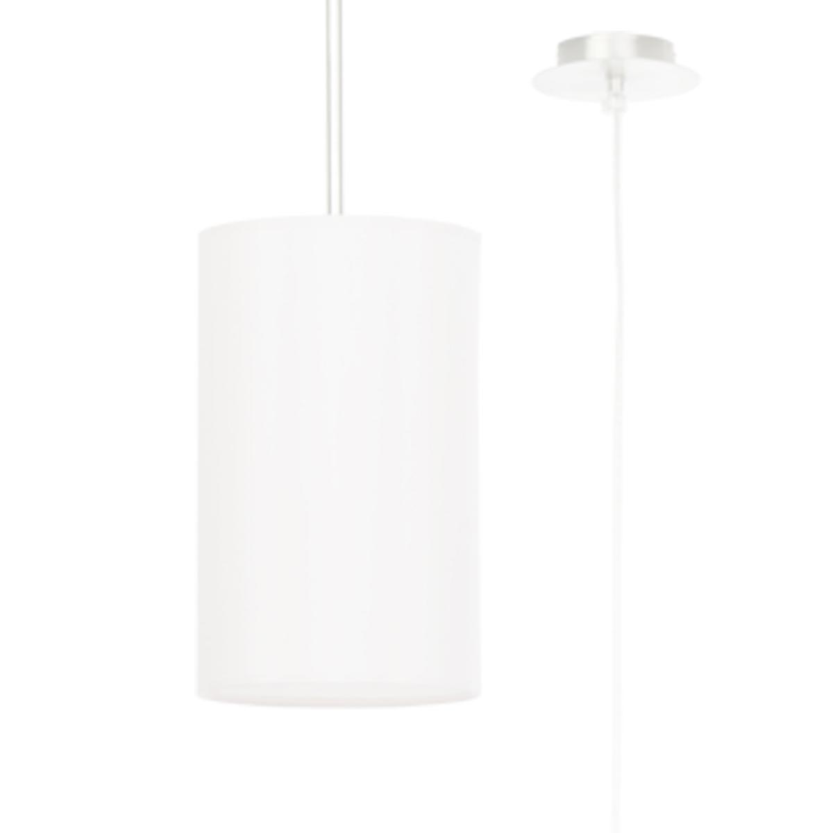 Żyrandol OTTO 15 125x15x15 cm biała lampa sufitowa wisząca tuba E27 do salonu 