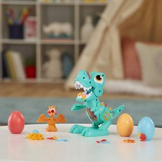 PLAY-DOH DINO CREW CIASTOLINA ZESTAW PRZEŻUWAJĄCY DINOZAUR CRUNCHIN T-REX - Miniaturka zdjęcia nr 4