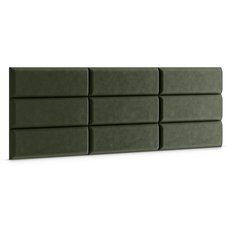Panele tapicerowane 50x15 cm na ścianę prostokąt khaki - Miniaturka zdjęcia nr 3
