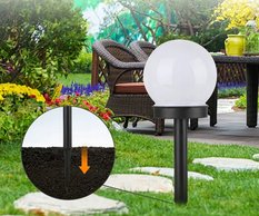 Lampa 9 cm solarna LED do ogrodu - Miniaturka zdjęcia nr 9