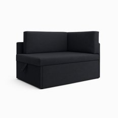 Sofa rozkładana dziecięca Viluś 108x81x78 cm narożnik jednoosobowy do pokoju z funkcją spania i przechowywania dla dzieci grafit - Miniaturka zdjęcia nr 2