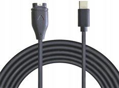 Kabel ładowarka USB-C do Garmin Fenix 5 5X 6X Venu 2 3 2S 3S Forerunner 165 czarny - Miniaturka zdjęcia nr 2