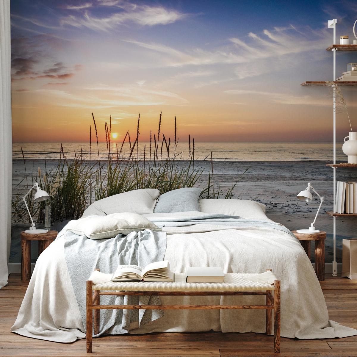 Fototapeta Plaża MORZE Zachód Słońca 3D Pejzaż Krajobraz Natury nr. 6