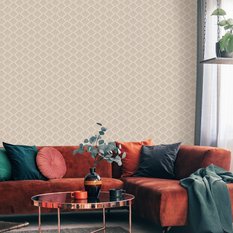 Tapeta Do Salonu ORNAMENTY Muszle Modny Wzór Dekor  - Miniaturka zdjęcia nr 4