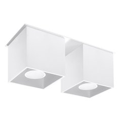 Plafon QUAD 2 biały 12x11x26cm GU10 nowoczesna lampa do salonu - Miniaturka zdjęcia nr 1