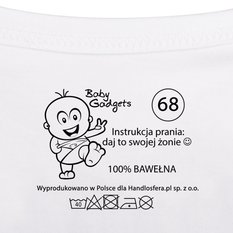 Baby Instructions bodziak z napisami instrukcja - Miniaturka zdjęcia nr 3