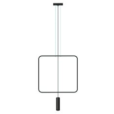 Lampa wisząca RANA 1 czarna 175x6x61cm nowoczesna G10 do salonu - Miniaturka zdjęcia nr 1