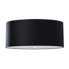 Plafon OTTO 70 czarny 35x70x70cm E27 nowoczesna lampa do salonu