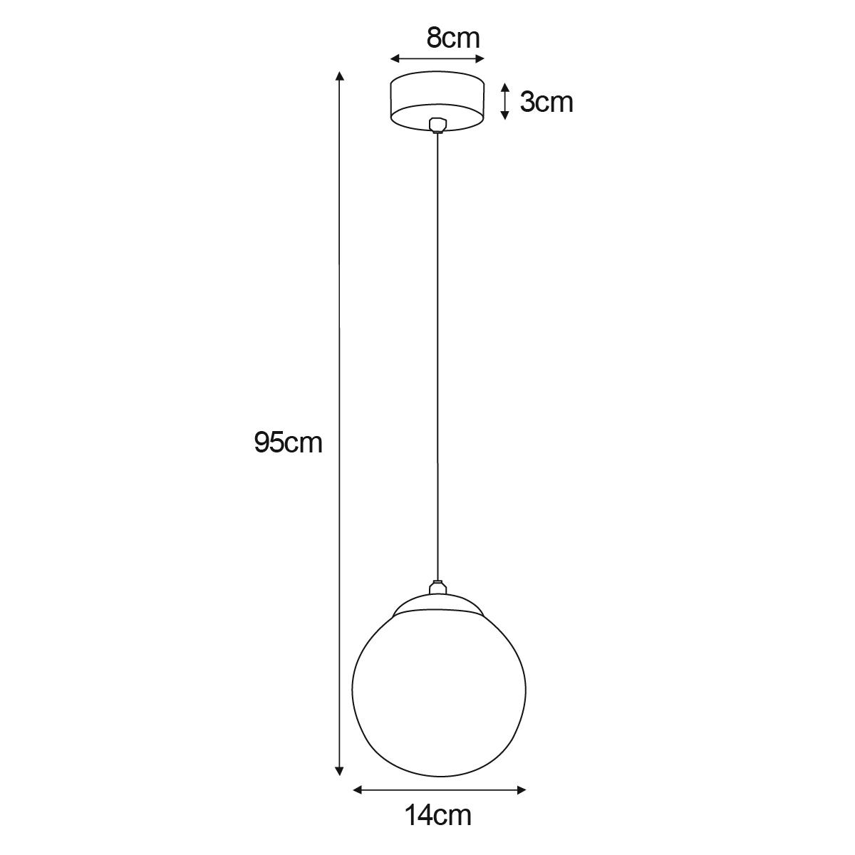 Lampa sufitowa K-5165 GAMMA 14x95x14 cm do salonu lub pokoju grafitowy/czarny nr. 2