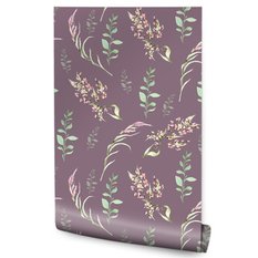 Tapeta KWIATY Polne Liście Styl Boho Ozdoba Natura  - Miniaturka zdjęcia nr 1
