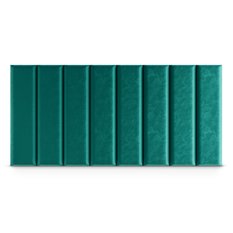 Panele tapicerowane 70x15 cm na ścianę magic velvet turkusowy - Miniaturka zdjęcia nr 4