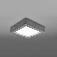 Plafon RIZA beton 8x33x33cm nowoczesna lampa do salonu - Miniaturka zdjęcia nr 3