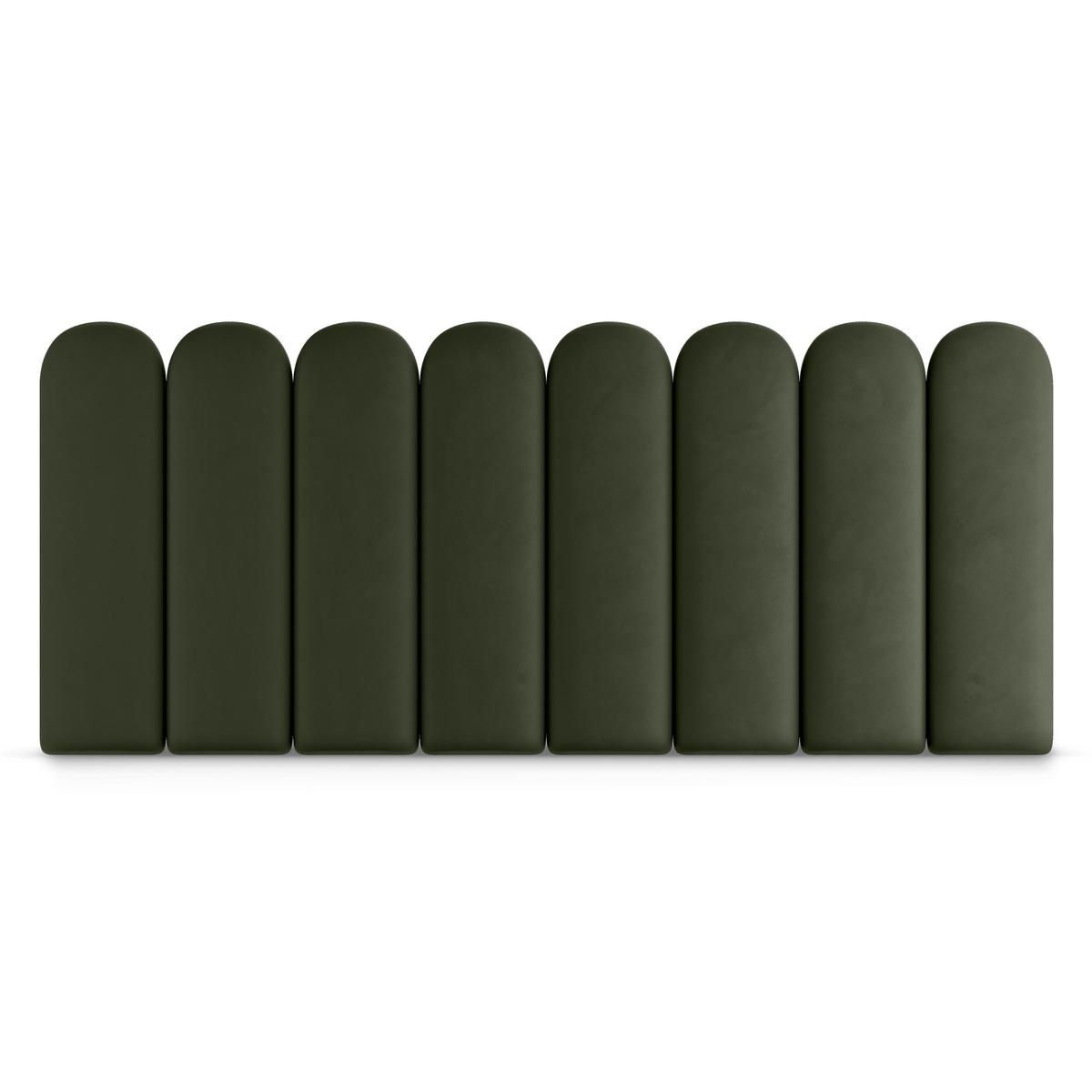 Panele tapicerowane 30x80 cm na ścianę płotek khaki nr. 4