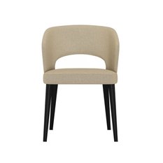 Krzesło DELUXE KR-8 50x60x85 cm welurowe do jadalni beżowy - Miniaturka zdjęcia nr 4